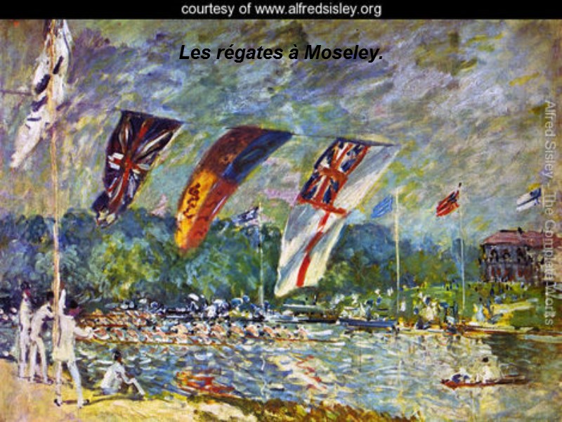 Les régates à Moseley.